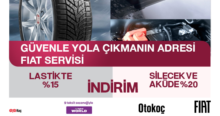 Güvenle Yola Çıkmanın Adresi Fiat Servisi