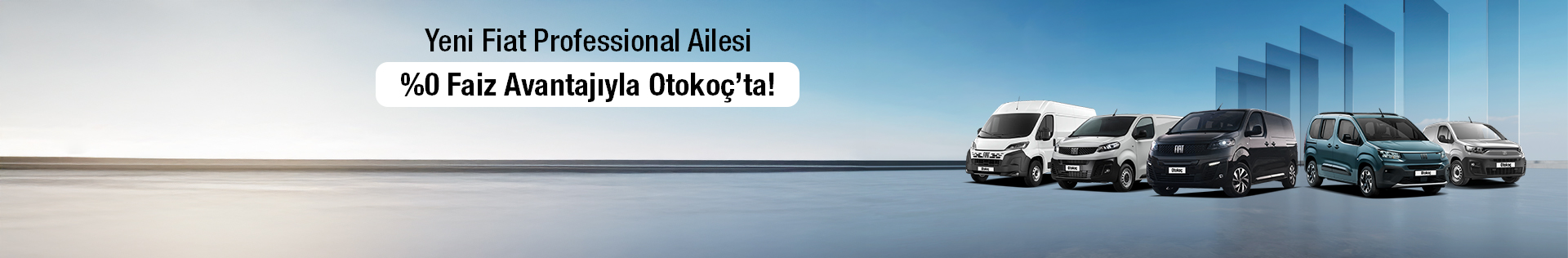 Yeni Fiat Professional Ailesi %0 Faiz Avantajıyla Otokoç’ta!