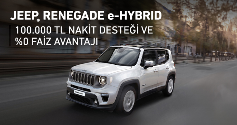 Jeep Renegade, Sınırlı Sayıda, 1.560.000 TL’den Başlayan Fiyatlarla