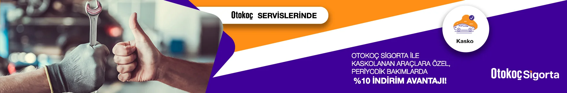 Otokoç Sigorta ile Kaskolanan Araçlara Özel, Otokoç Servislerinde Periyodik Bakımlarda %10 İndirim Avantajı