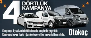 Otokoç Fiat'tan Dört Dörtlük Fırsat!
