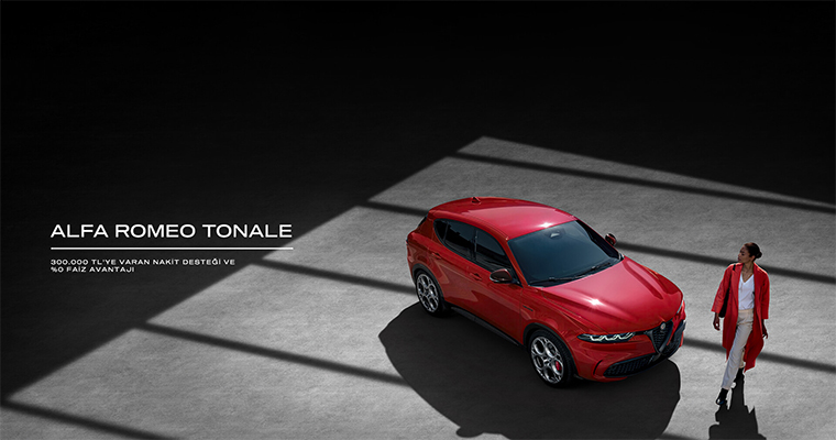 Alfa Romeo Tonale, 200.000 TL, 12 Ay, %0 Faiz Avantajı ile Otokoç Showroom’larında