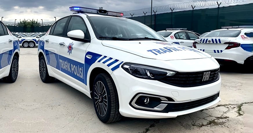 trafik polis aracı