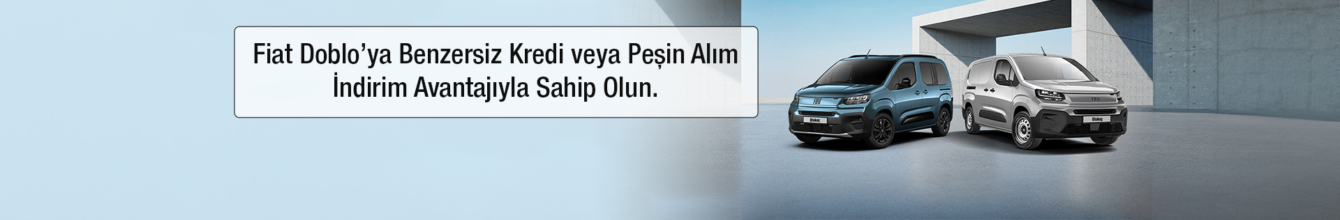 Fiat Doblo’ya Benzersiz Kredi veya Peşin Alım İndirim Avantajıyla Sahip Olun