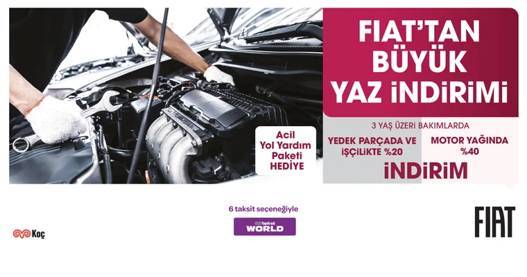 Fiat’tan Büyük Yaz İndirimi!